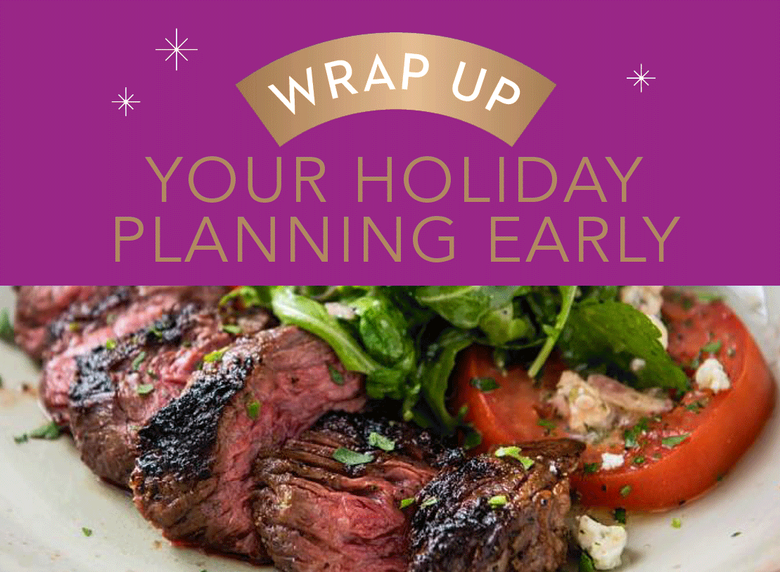 Wrap up your holiday planning early with these delicious catered delicacies!