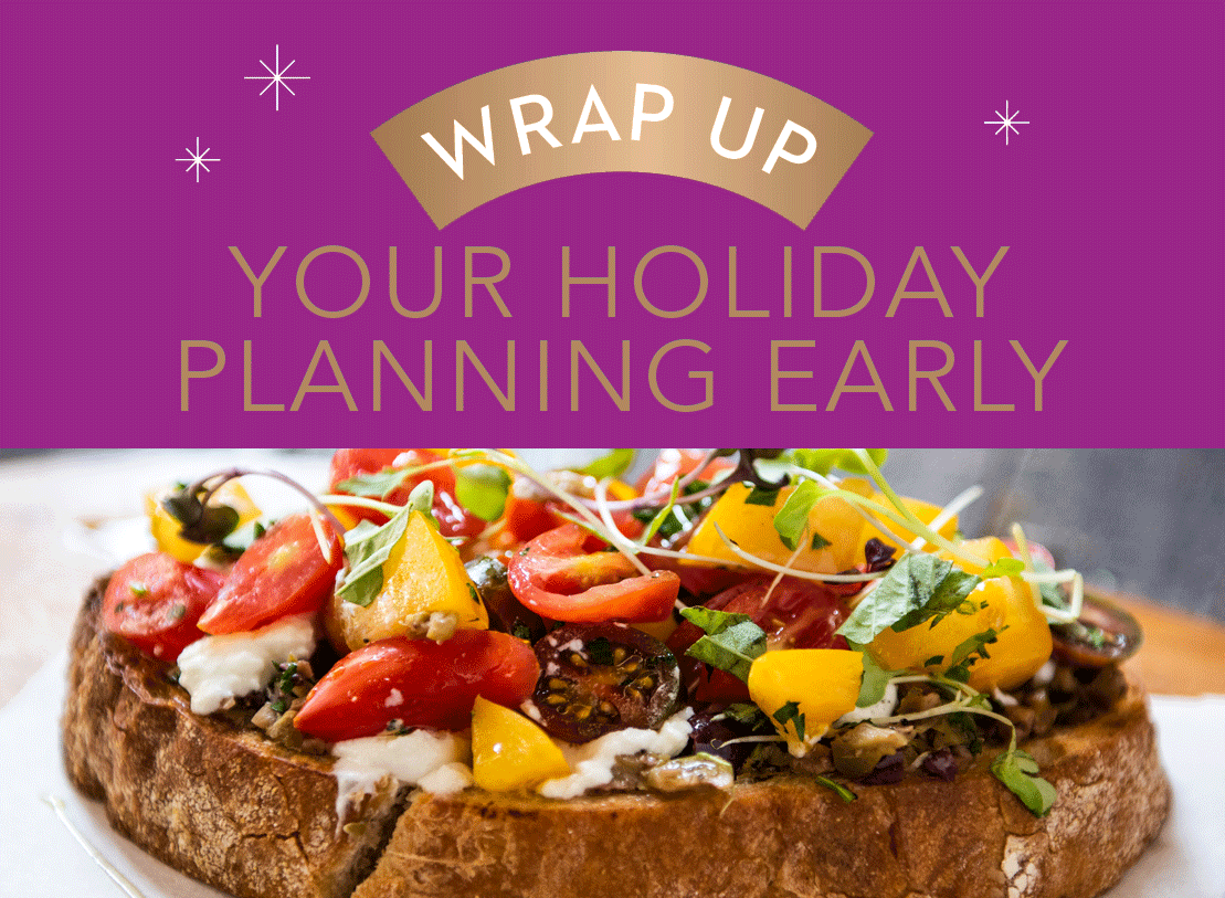 Wrap up your holiday planning early with these delicious catered delicacies!