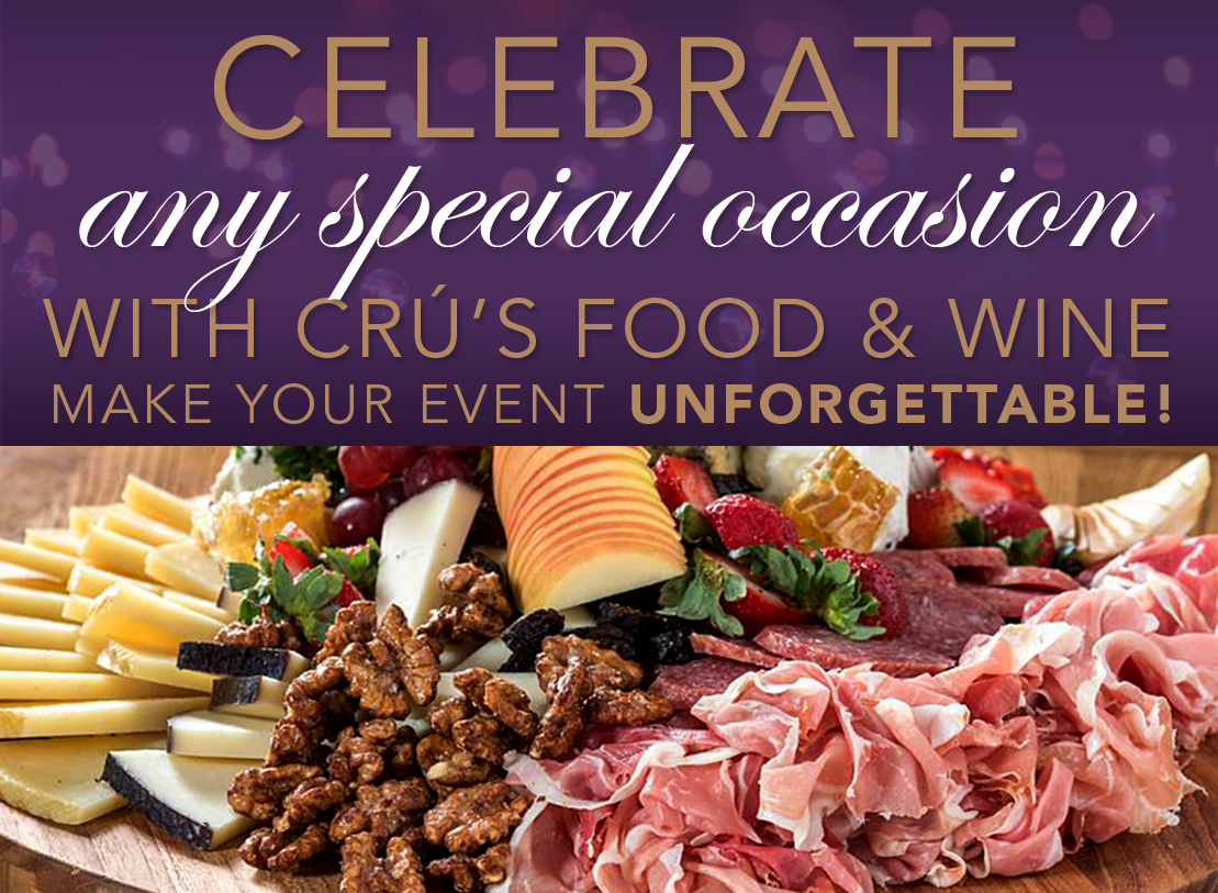 CRU’s expertly curated food and wine experience